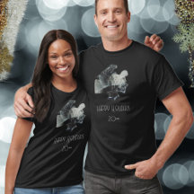 Black Gray Retro Weihnachtsschmuck