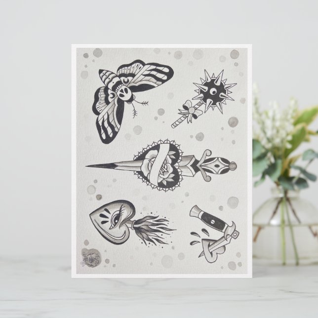 Black & Gray von Lauren Caldwell (Stehend Vorderseite)