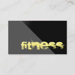 Black Gray Yellow Beruflich Sport Business Card Visitenkarte