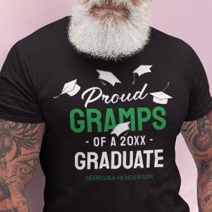 Black Green Proud Gramps 2025 Absolvent T-Shirt