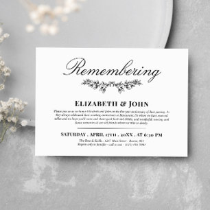 Black Greenery Gemeinsames Gedenken an den Todesta Einladung