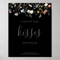 Black Guess Wie viele Kisses Brautparty Game