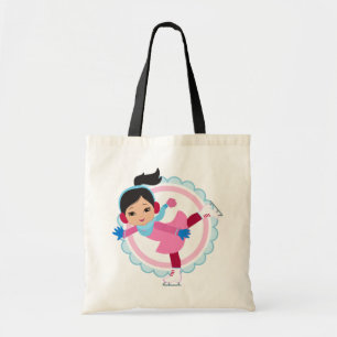 Black Hair Ice Skater - Winter Sports Skaten Tragetasche