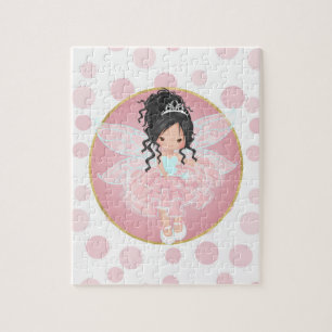 Black Hair Pink Fairy Puzzle