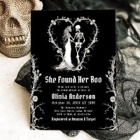 Black Halloween fand sie ihr Boo-Brautparty