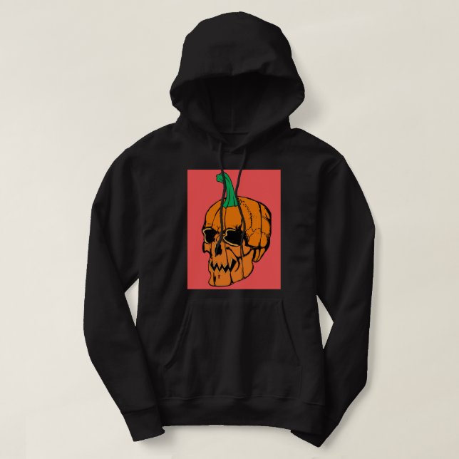 Black Halloween Hoodie (Design vorne)
