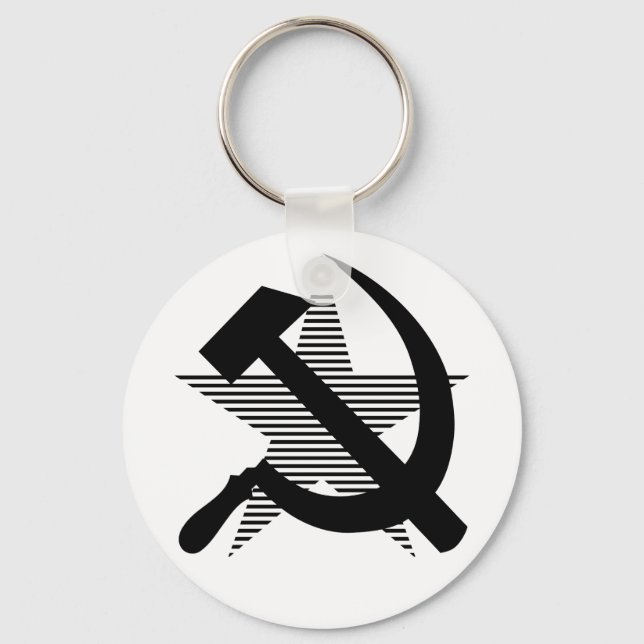 Black Hammer & Sickle Schlüsselanhänger (Vorderseite)