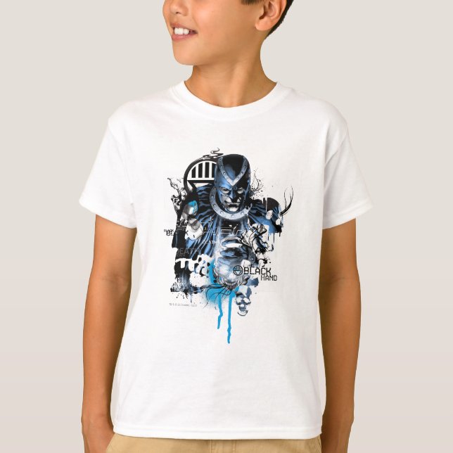 Black Hand - Blue Collage T-Shirt (Vorderseite)