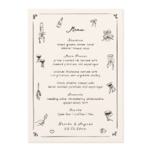 Black Hand Drawn Doodle Wedding