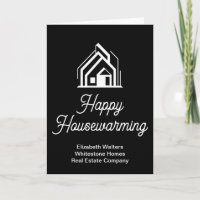 Black Happy Housewarming Immobilienunternehmen