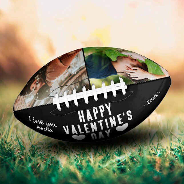 Black Happy Valentine's Day Boyfriend 2 Foto Football (Von Creator hochgeladen)