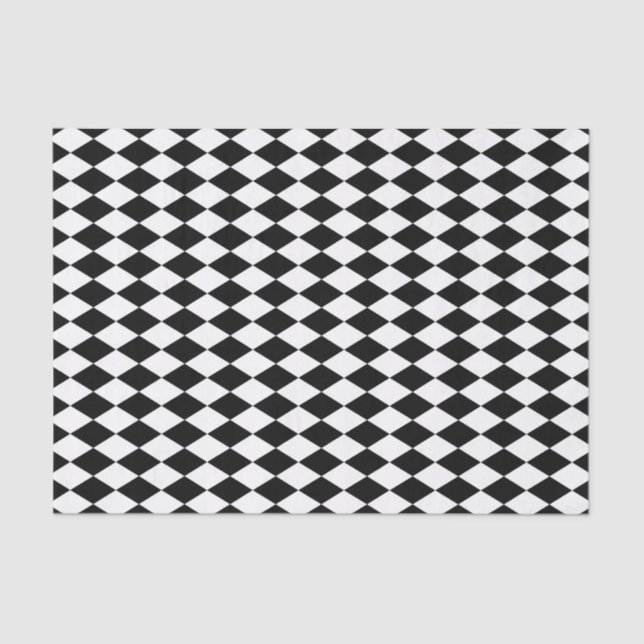 Black Harlequin Seidenpapier (Vorderseite)