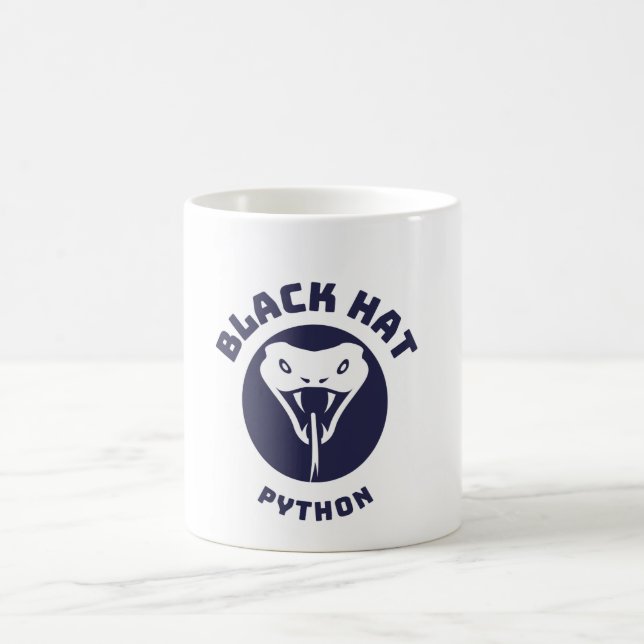 Black Hat Python - Cybersecurity-Tasse Kaffeetasse (Mittel)