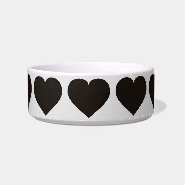 Black Hearts Bowl Napf (Vorderseite)