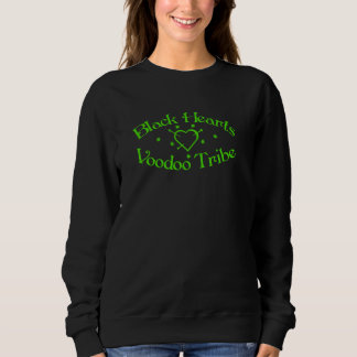 Black Hearts Voodoo Tribe Pinned Heart Sweatshirt