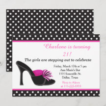 Black Heelses Shoes Geburtstagsparty