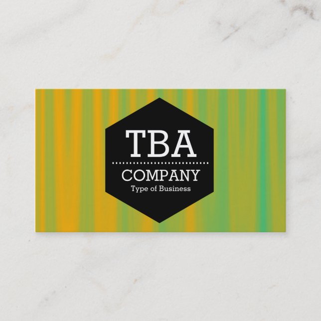 Black Hexagon - Abstrakt 090716(05) Visitenkarte (Vorderseite)