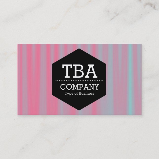 Black Hexagon - Abstrakt 090716(06) Visitenkarte (Vorderseite)