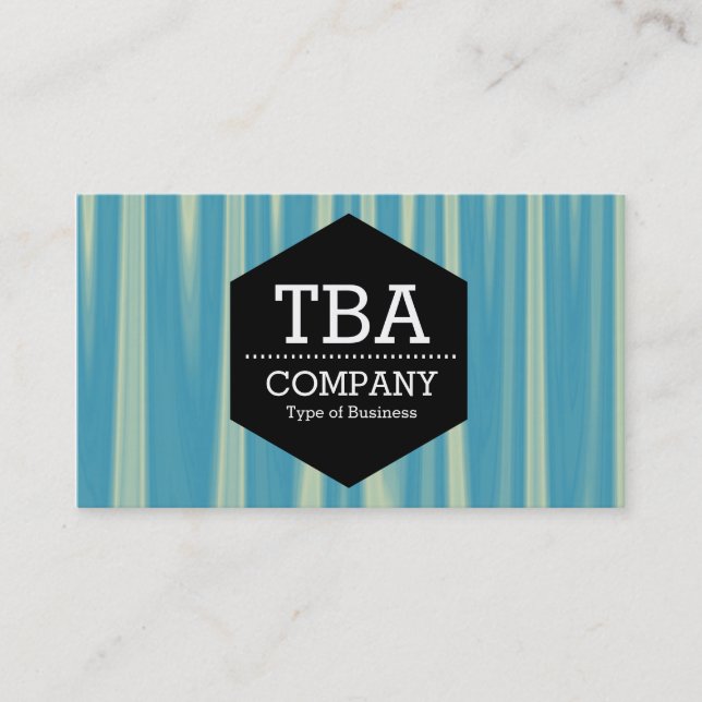 Black Hexagon - Abstrakt 090716(08) Visitenkarte (Vorderseite)