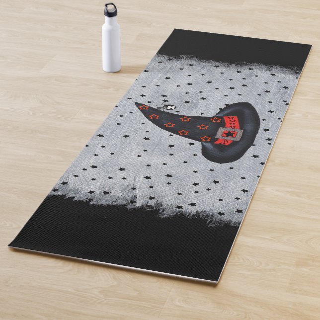 Black Hexenhut Silver Schnürschnalle Spider Black  Yogamatte (Beispiel)