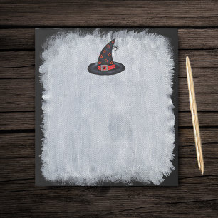 Black Hexenhut stars Niedlich Spiole Halloween Notizblock