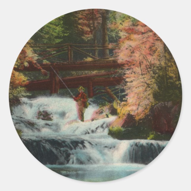 Black Hills Fisherman Sticker (Vorderseite)