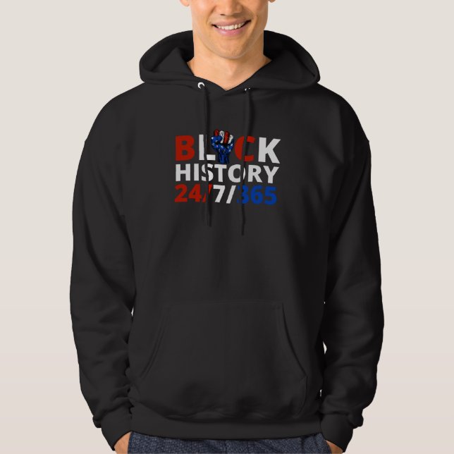 Black History 247365 4th of July Hoodie (Vorderseite)
