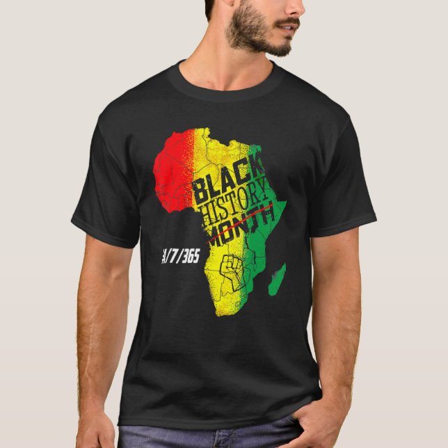 Black History 247365 Men Women Kids Black History  T-Shirt (Vorderseite)