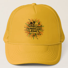 Black History African American Pride Trucker Hat Truckerkappe