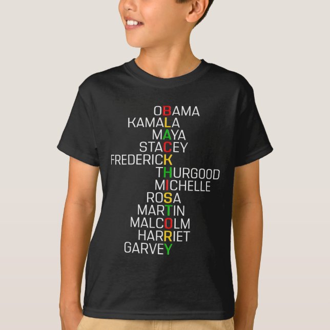 Black History Black Leaders Melanin African Men Wo T-Shirt (Vorderseite)