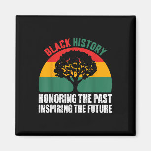 Black History Checked Coquette Bow Herz Valenti Magnet