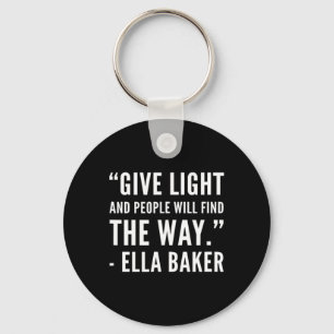 Black History - Ella Zivil Rights Baker African Am Schlüsselanhänger
