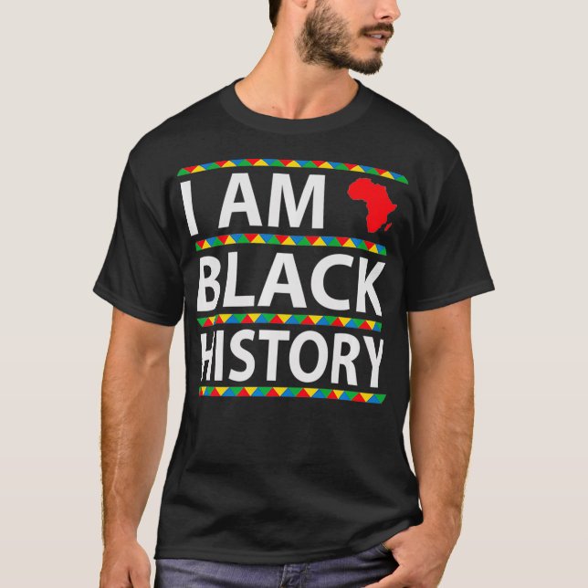 Black History I am Black History Premium T-Shirt (Vorderseite)