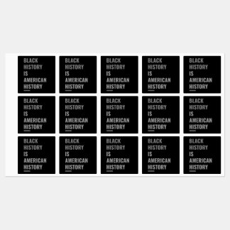 Black History Is American History - Square Sticker