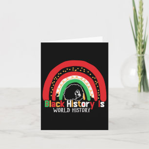Black History is World History Black History Monta Karte