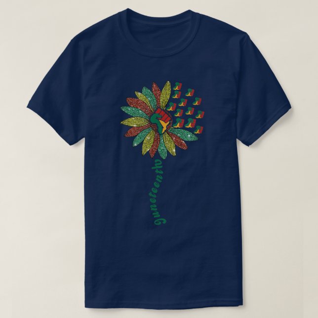Black History Juneteenth Celebration 1865 Juneteen T-Shirt (Design vorne)