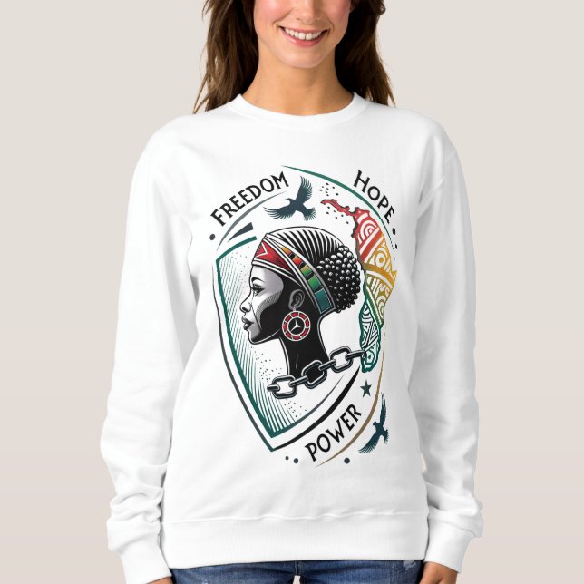Black History Matters Hoodie – Schwarzer Geschicht (Vorderseite)