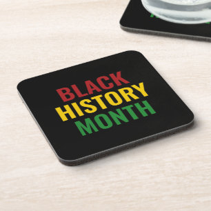 Black History Monat BHM Getränkeuntersetzer