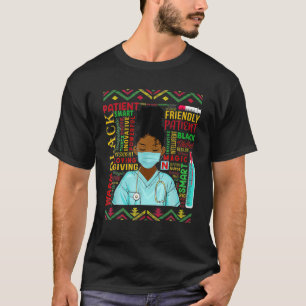 Black History Mont African Men Boys Afro American T-Shirt