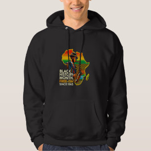 Black History Mont Black Man Jazz Musician Junete Hoodie