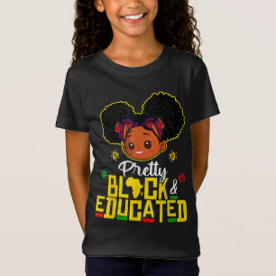 Black History Mont Girls African Queen Ki T-Shirt