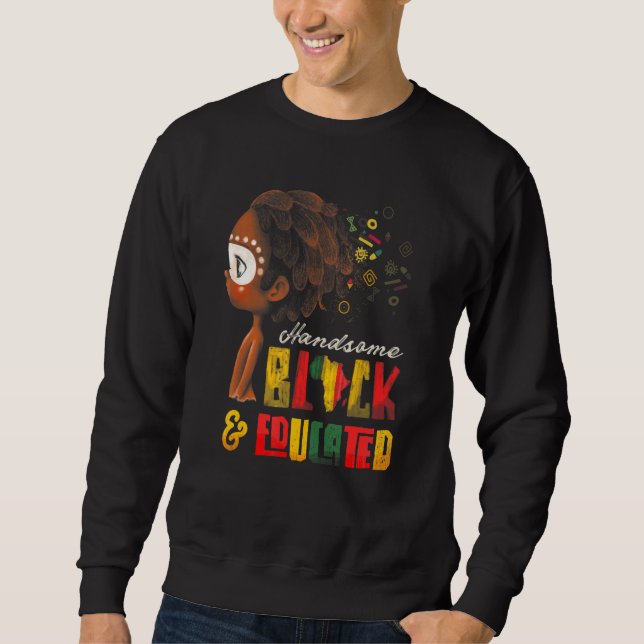 Black History Montag Afrikanisches Afrika Schönes  Sweatshirt (Vorderseite)