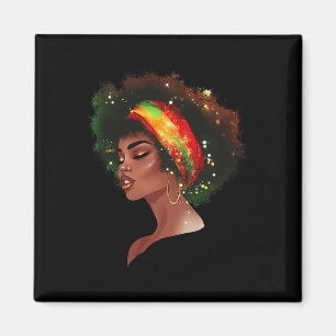 Black History Monte African American Black Queen J Magnet