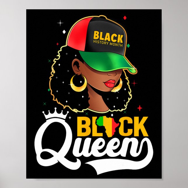 Black History Monte Black Queen Poster (Vorne)