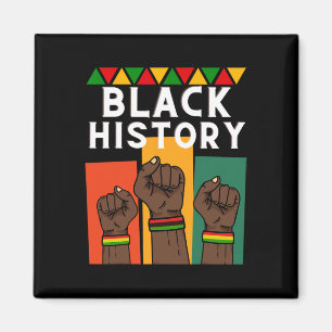 Black History Month 2025 Afroamerikaner für Männer Magnet