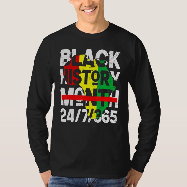 Black History Month 247365 2023 Proud African Mela T-Shirt (Vorderseite)
