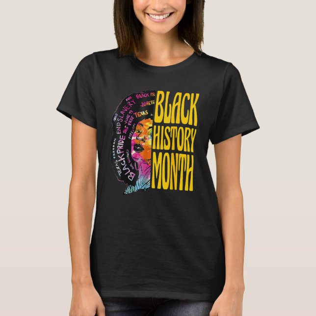 Black History Month 247365 African American Pride  T-Shirt (Vorderseite)