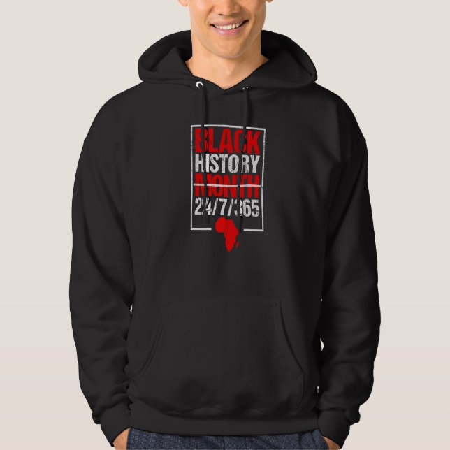 Black History Month 247365 Black History Month 202 Hoodie (Vorderseite)