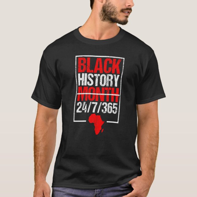 Black History Month 247365 Black History Month 202 T-Shirt (Vorderseite)