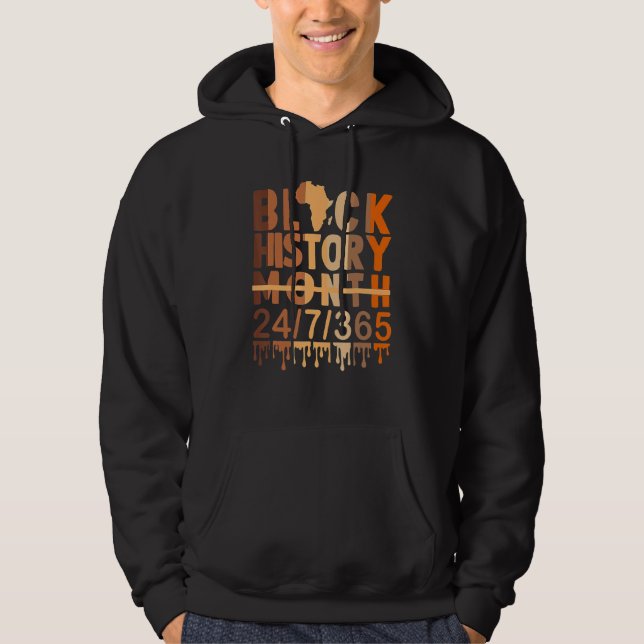 Black History Month 247365 Gift Pride African Amer Hoodie (Vorderseite)